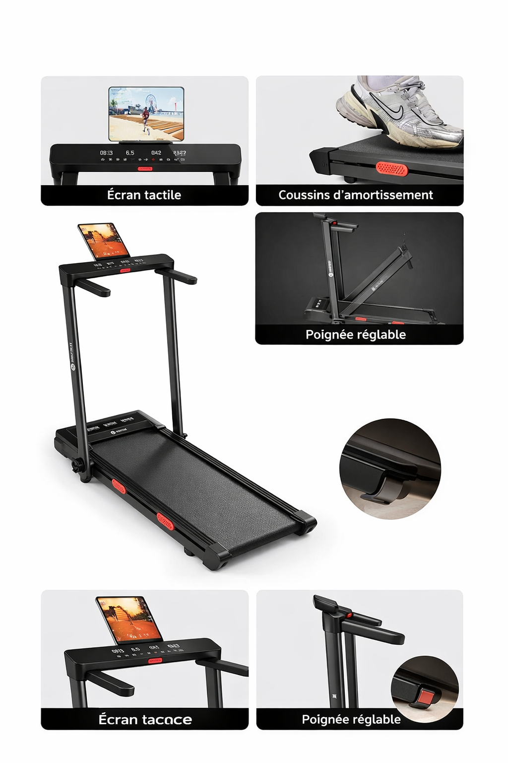 Tapis de marche pliable SUPERTAPIIS